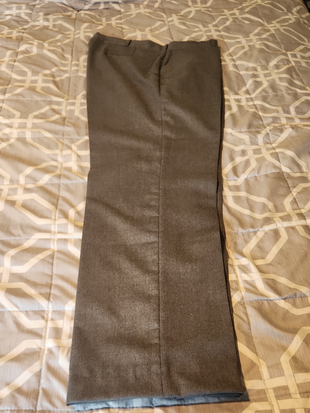 London Fog Men's Charcoal Dress Pants